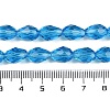 Transparent Glass Beads Strands EGLA-N013-T8mm-D17-4