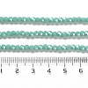 Electroplate Opaque Glass Beads Strands EGLA-A035-P3mm-A14-4