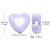 100Pcs Opaque Acrylic Beads SACR-CJ0001-25-2