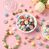 48Pcs 14 Styles Food Grade Eco-Friendly Silicone Focal Beads DIY-YW0008-83A-6
