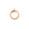 Open Back Bezel Brass Pendant Cabochon Settings KK-WH0046-25B-KCG-1