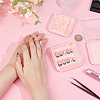 20Pcs Transparent Plastic Nail Art Tool Storage Box CON-BC0007-03B-3
