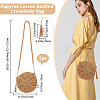 1Pc Papyrus Cotton Knitted Crossbody Bags AJEW-BBC0002-27A-2