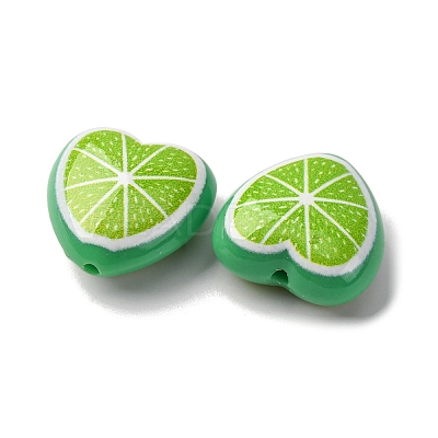 Opaque Acrylic Beads MACR-V001-01-1