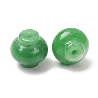 Dyed Natural Myanmar Jade Lantern Beads GG-CBABA9C-03-1