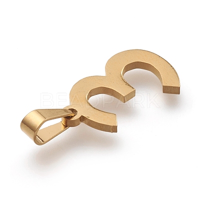 304 Stainless Steel Pendants STAS-F265-01E-G-1