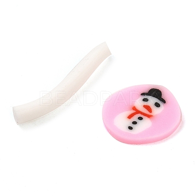 Christmas Theme Handmade Polymer Clay Cabochons CLAY-Q004-05A-1