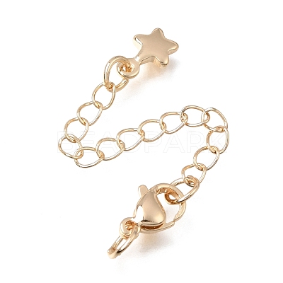 Brass Chain Extender KK-L155-30G-1