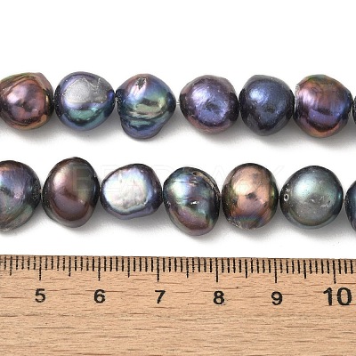 Dyed Natural Cultured Freshwater Pearl Beads Strands PEAR-A006-13C-X-1