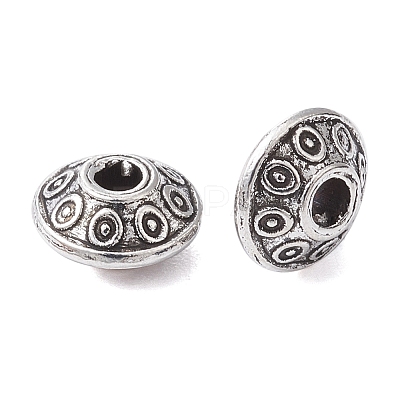 Tibetan Style Alloy Spacer Beads TIBEB-YW0001-07-1