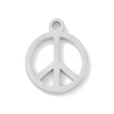 Non-Tarnish 304 Stainless Steel Charms STAS-K286-01B-P-1