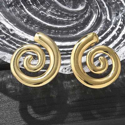 304 Stainless Steel Stud Earrings for Women EJEW-L296-007G-02-1