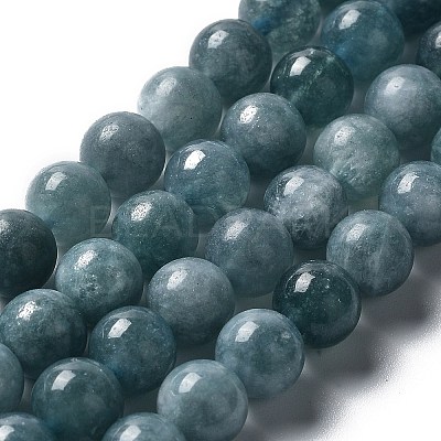 Dyed Natural Malaysia Jade Beads Strands G-G021-01B-01-1