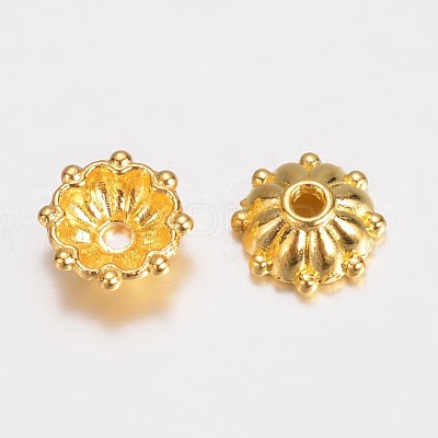 Alloy Bead Caps X-PALLOY-D348-09G-1