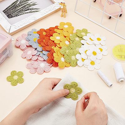 60Pcs 6 Colors  Ornament Accessories DIY-FG0002-96-1