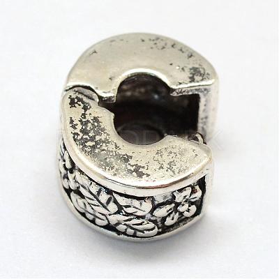 Alloy European Style Clasps PDLC-R001-07-1