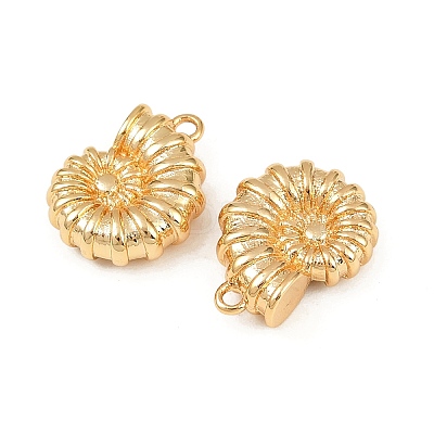 Ocean Theme Brass Charms KK-F902-07B-G-1