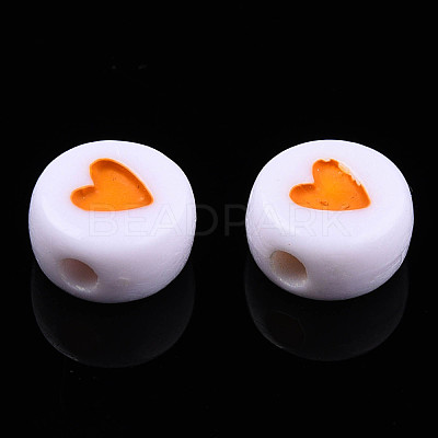 Opaque Acrylic Beads MACR-N008-57G-1