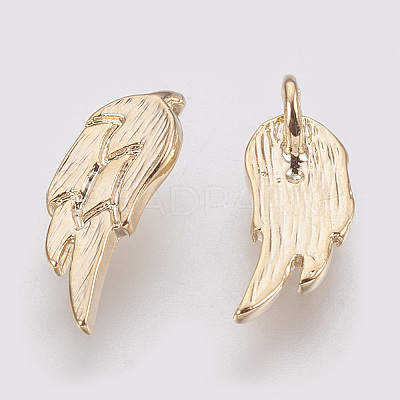 Brass Charms X-KK-T020-114G-1