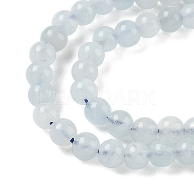 Natural Aquamarine Beads Strands G-D327-B01-4mm-1