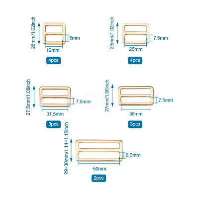 Alloy Buckles PALLOY-TA0002-11LG-1