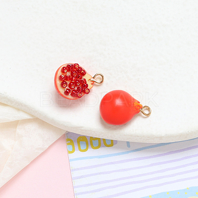 Opaque Resin Pendants INS-PW0001-08D-01-1