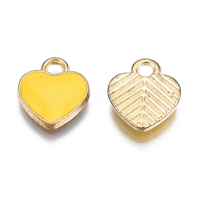 Alloy Enamel Charms X-ENAM-S121-041K-1