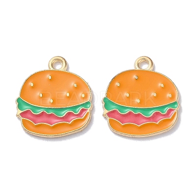 Alloy Enamel Pendants ENAM-O001-11V-G-1