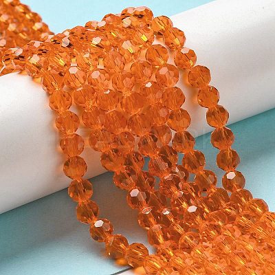 Transparent Glass Beads EGLA-A035-T6mm-D05-1