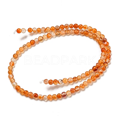Natural Agate Beads Strands G-F417-01-4mm-1