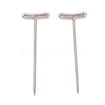 Non-Tarnish Nickel Plated Steel T Pins for Blocking Knitting FIND-D023-01P-02-1