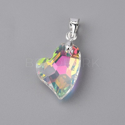 Electroplate Glass Pendants FIND-TAC0009-67S-02-1