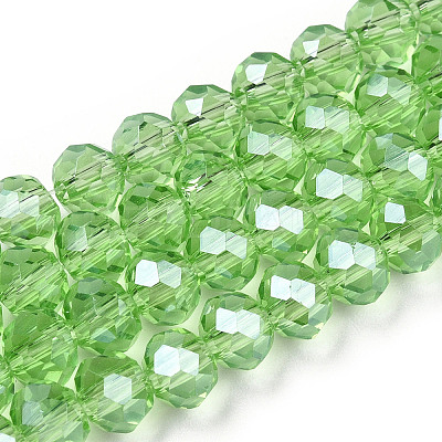 Electroplate Glass Beads Strands EGLA-A034-T2mm-A15-1