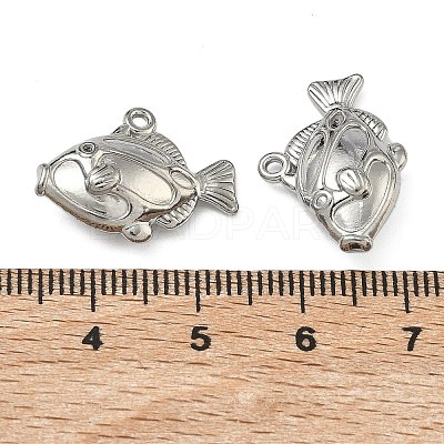 304 Stainless Steel Pendants STAS-P446-13B-P-1