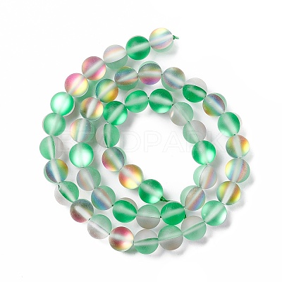 Synthetic Moonstone Beads Strands G-E573-01B-20-1