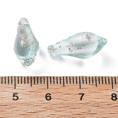 Handmade Gold Sand Lampwork Beads LAMP-M024-01A-1