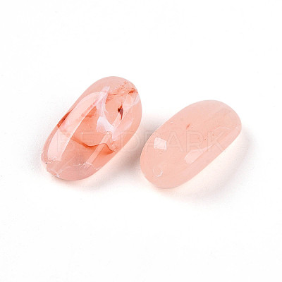 Transparent Acrylic Beads TACR-T028-36B-1