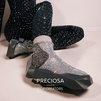 Preciosa® Crystal Hotfix Flatback Stones Y-PRC-HSS16-51000-1
