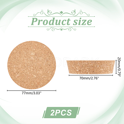 Cork Bottle Stoppers FIND-WH0016-46B-1