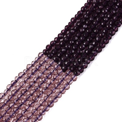 Transparent Glass Beads Strands GLAA-N074-01A-21-1