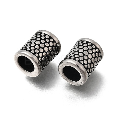 304 Stainless Steel European Tube Beads STAS-D382-08AS-1