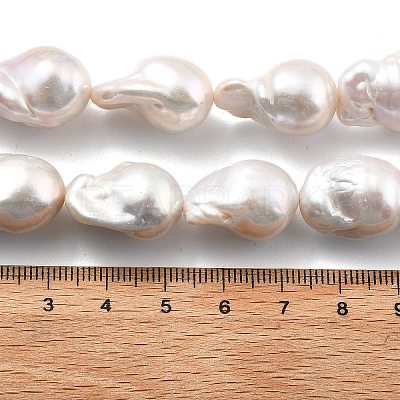 Natural Nucleated Pearl Beads Strands PEAR-B004-15C-03C-1