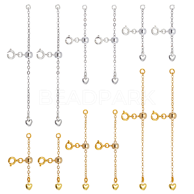 12Pcs Brass End with Chain FIND-NB00004-1
