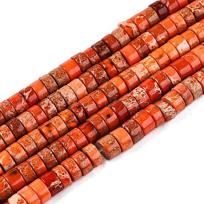 Natural Imperial Jasper Beads Strands G-T138-198G-1