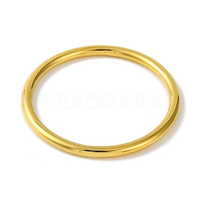Ion Plating(IP) Plain 304 Stainless Steel Bangles for Women BJEW-B104-32B-G-1