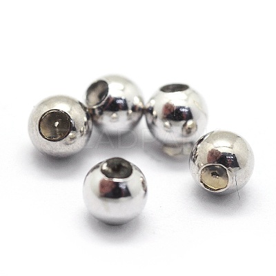 Anti-Tarnish Rhodium Plated 925 Sterling Silver Beads STER-I016-106A-P-1