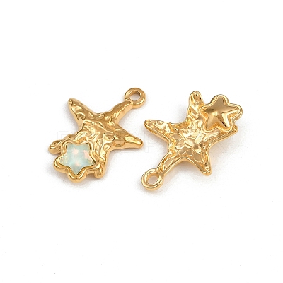 304 Stainless Steel Pendants STAS-P410-09G-1