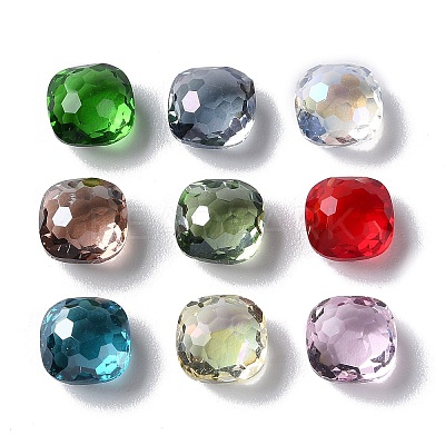 Transparent Glass Rhinestone Cabochons RGLA-B003-07A-1