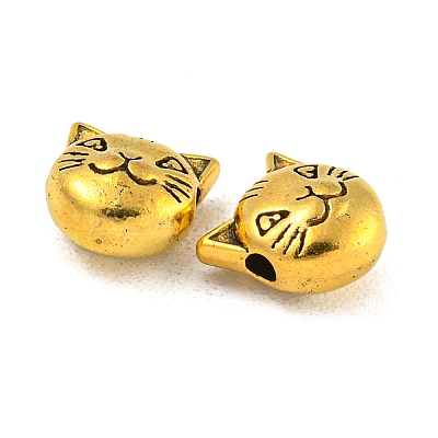 Tibetan Style Alloy Kitten Beads LS-TIBEP-GC178-AG-NR-1