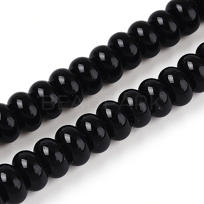 Opaque Spray Painted Glass Beads GLAA-ZX008-4mm-18F-1